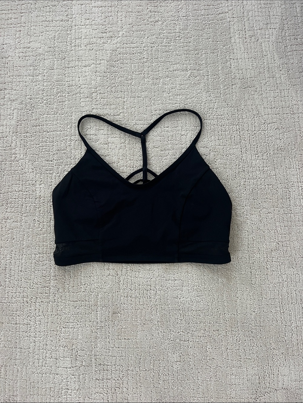 lululemon athletica Black Strappy Low-Impact Sports Bra